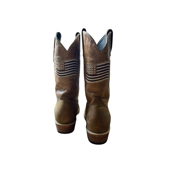 Men’s JB Dillon Cowboy Boots Size 9B American Flag PREOWNED **NICE** - Picture 3 of 8